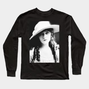 Silent Siren Mary Pickford Long Sleeve T-Shirt